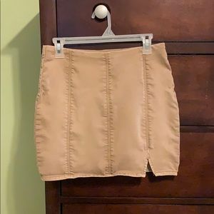 Free people tan skirt